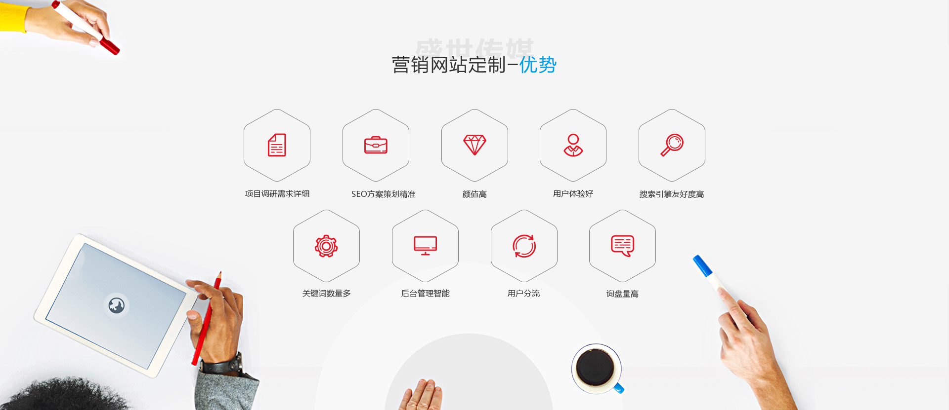 营销网站定制-优势